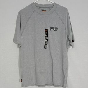 NWR Timberland PRO Medium Grey Heather Midweight Core Reflective Logo Size Med